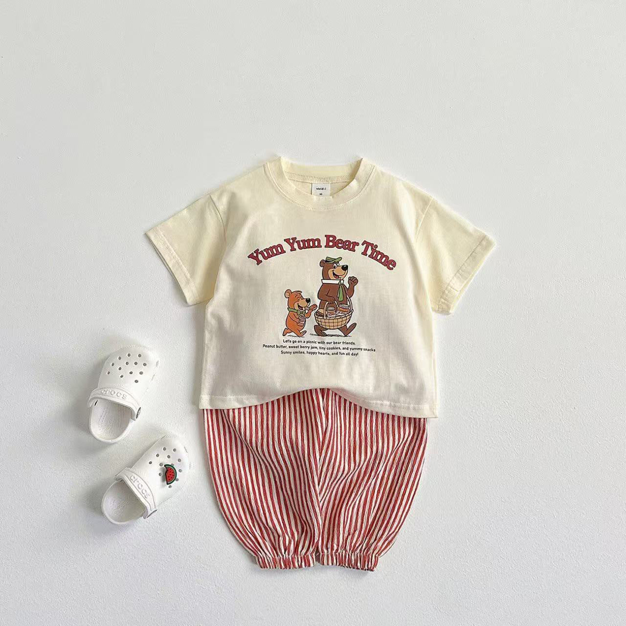 ストライプカラーパンツ【K258】