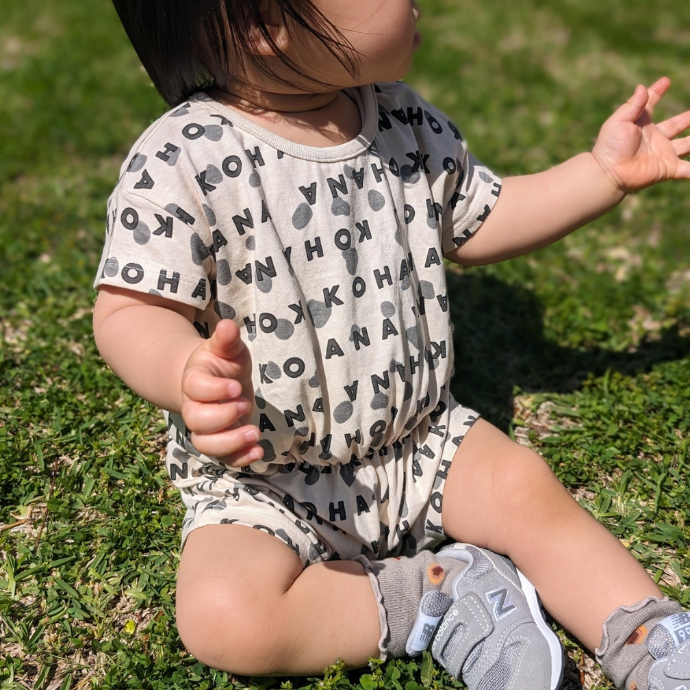 【KOHANA ANIMAL03】 Dalmatian rompers-organic-