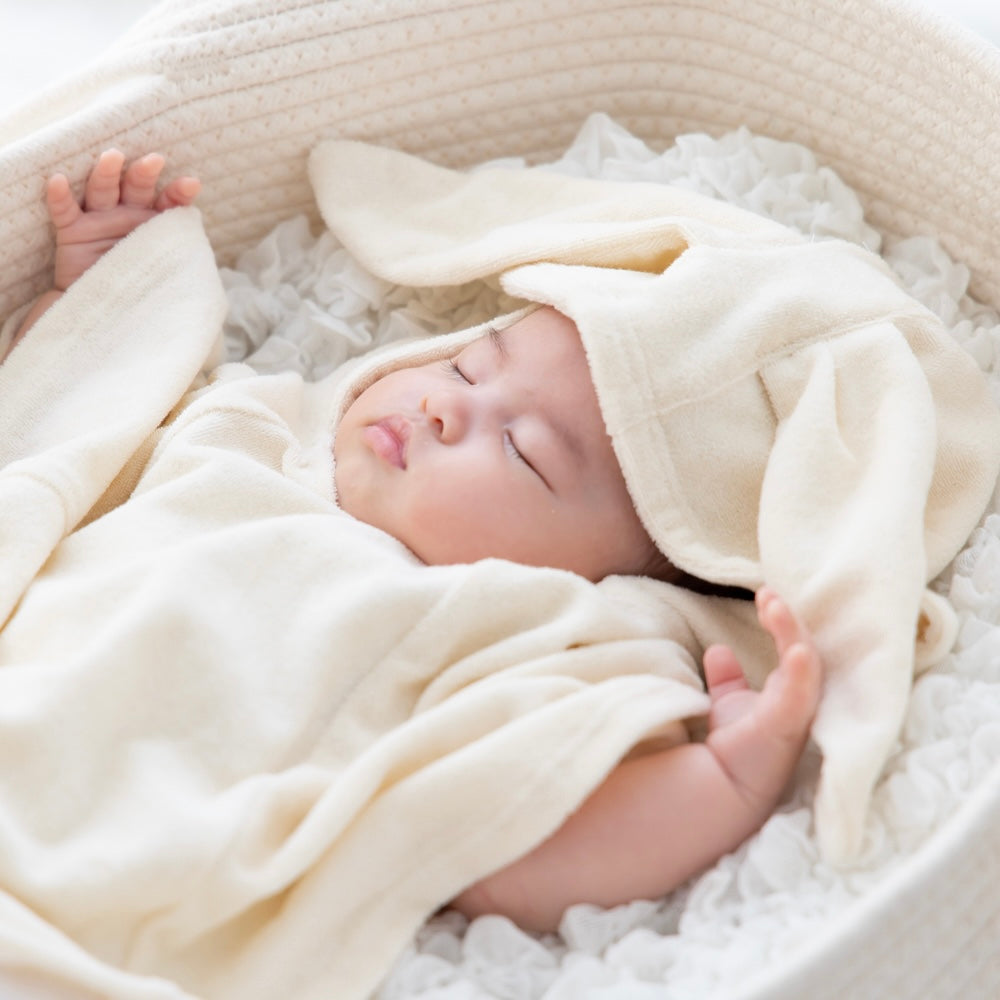 オーガニックパイルうさ耳ポンチョ【110076】