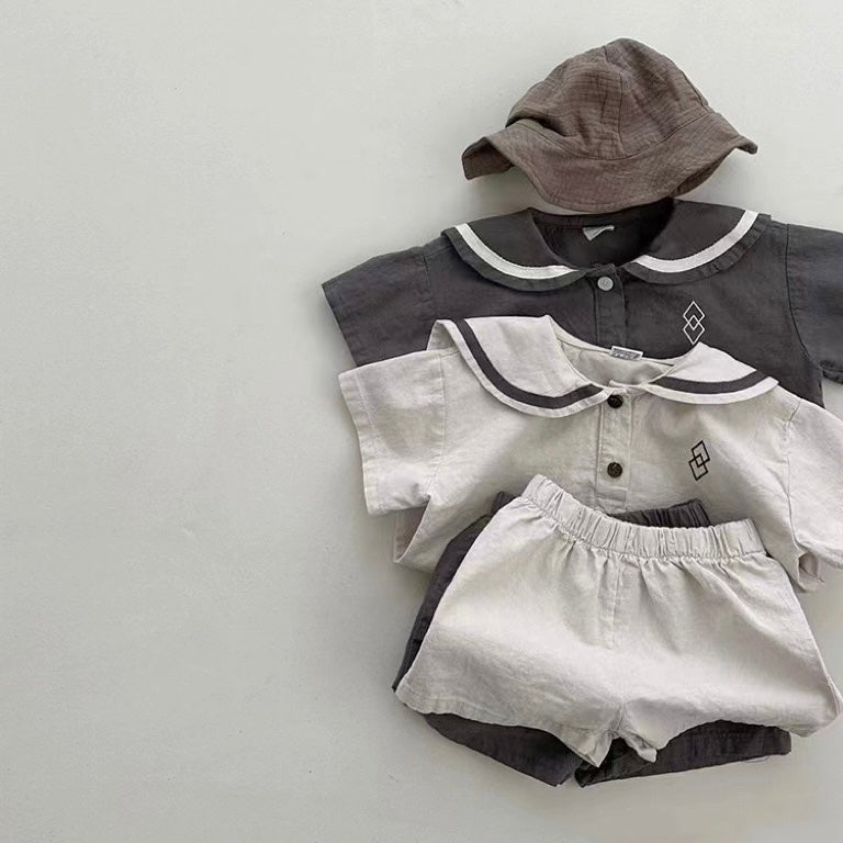 モノトーンセーラー襟セットアップ【N3330】