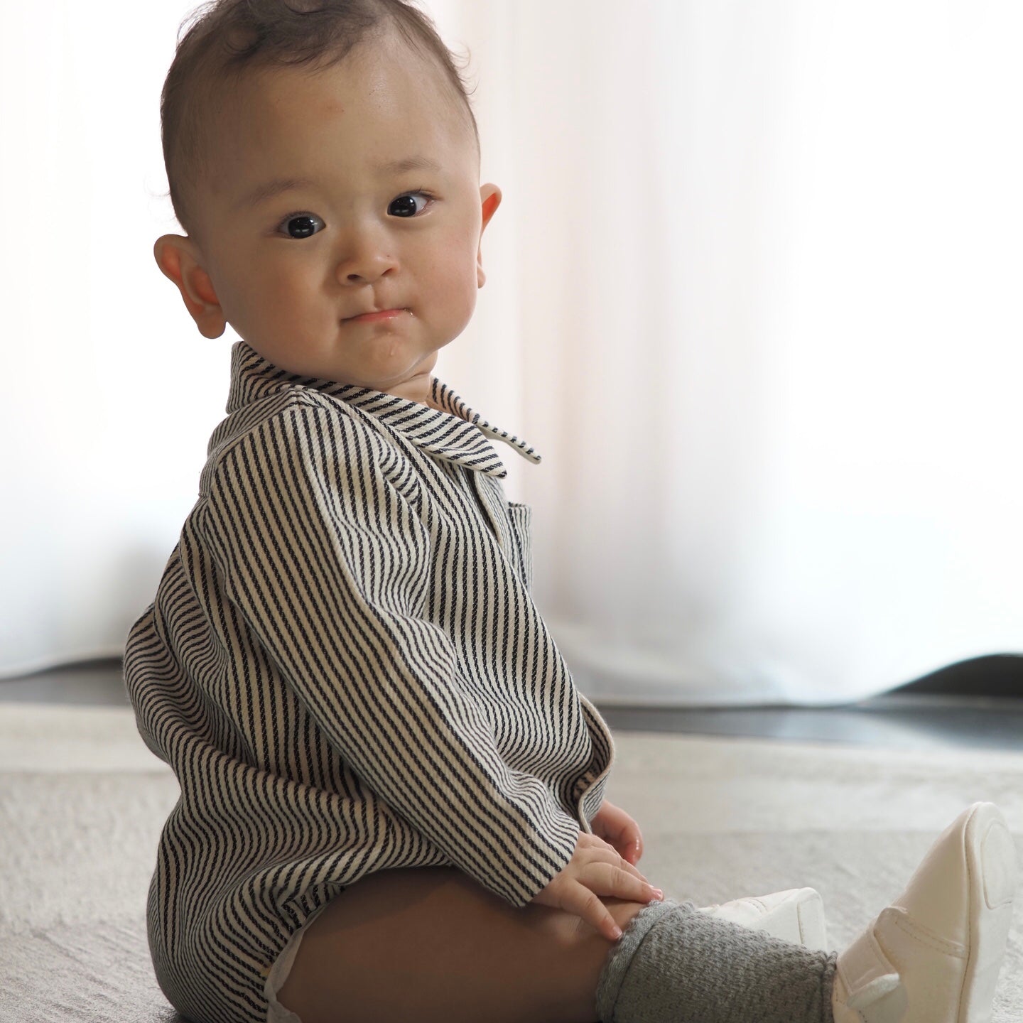 【KOHANA×Portierra08】Deer Leather first shoes/derby -made in Japan-