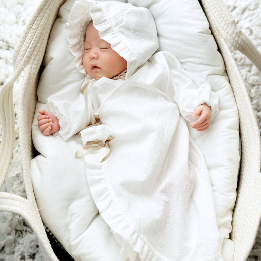 Baby Ceremony Dress (with Bonnet)【110036】