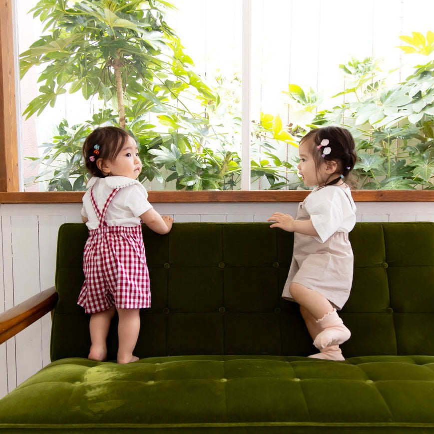 ショート丈サロペット【110059】