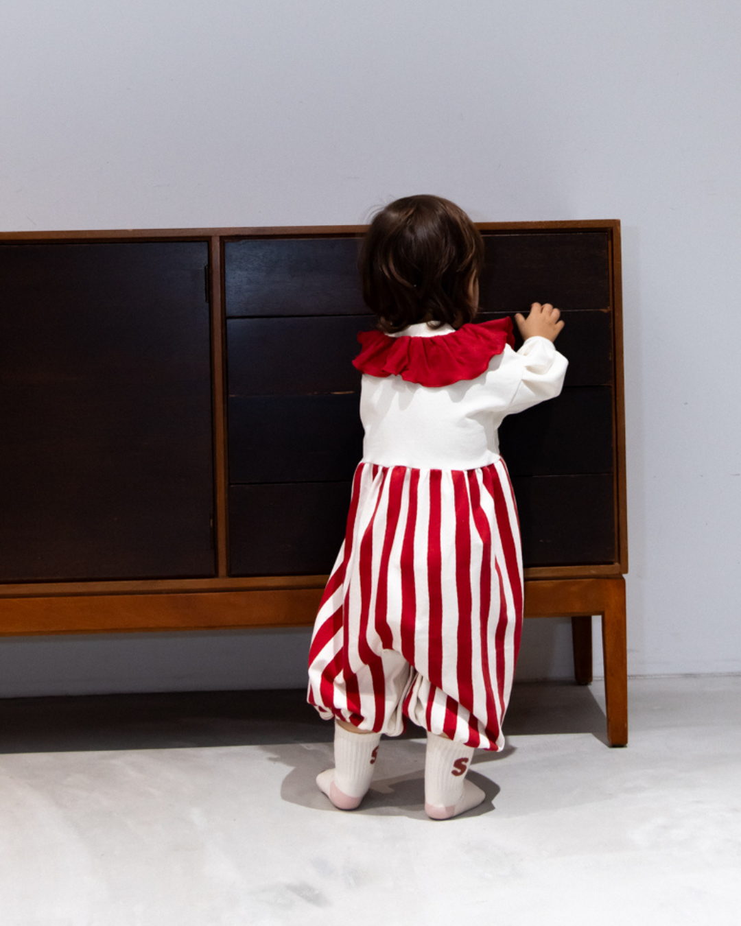 (予約商品)サーカススウェットカバーオール【110078】(Red)