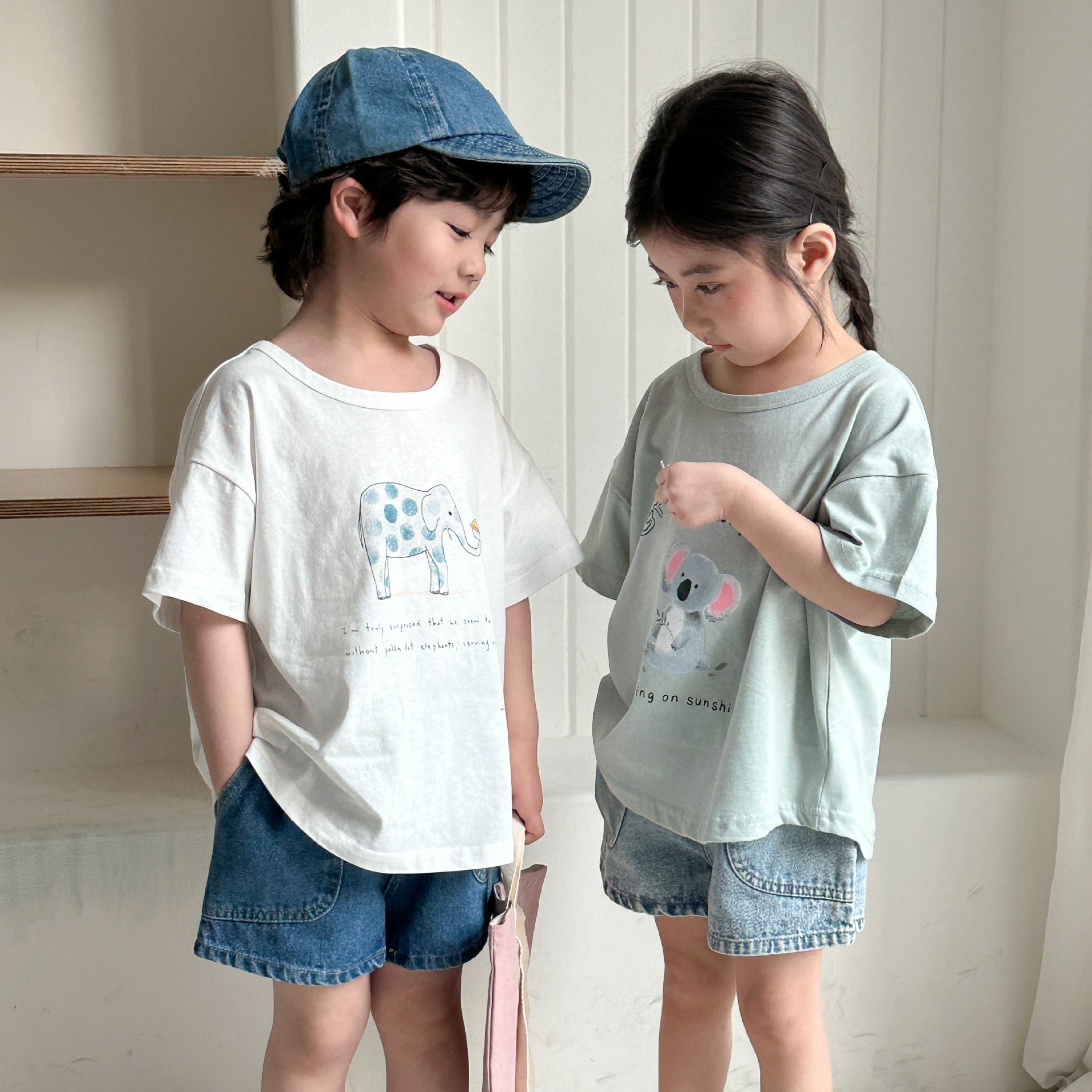 デニムショートパンツ【K254】