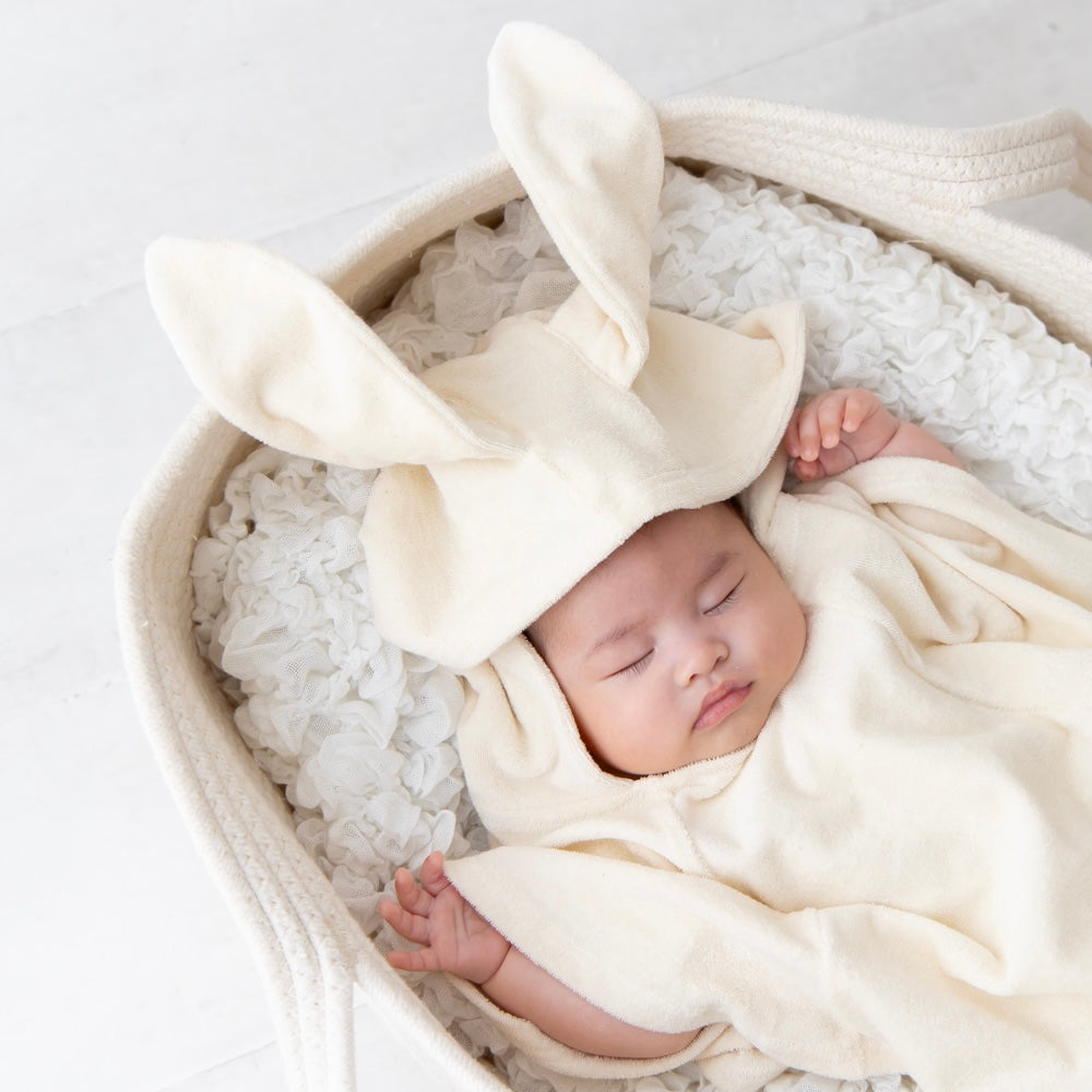 オーガニックパイルうさ耳ポンチョ【110076】