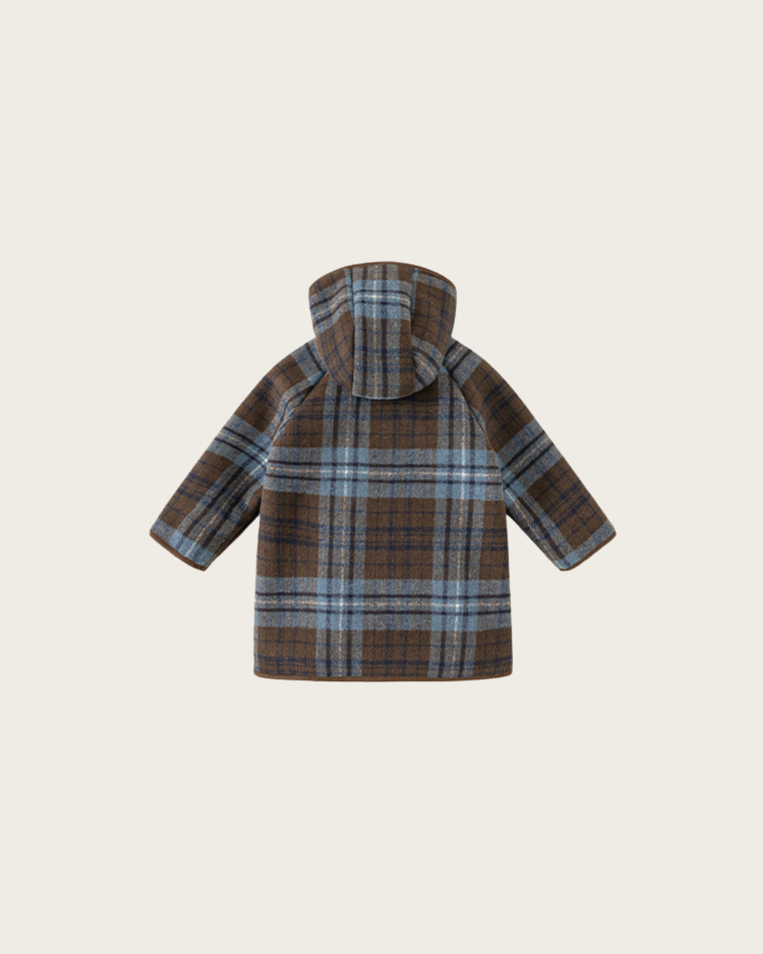 (pre-order)ブルーチェックダッフルコート【K282】