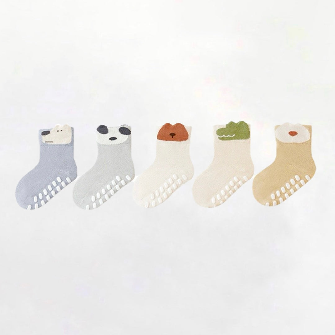 アニマルソックス(5set) 【A244】