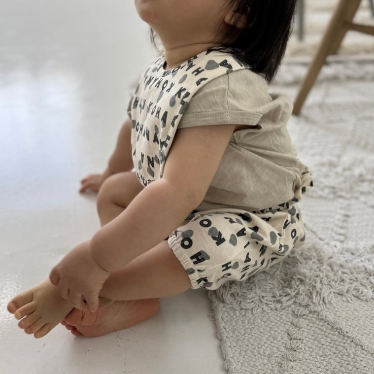 【KOHANA ANIMAL09】 Dalmatian bib-organic-