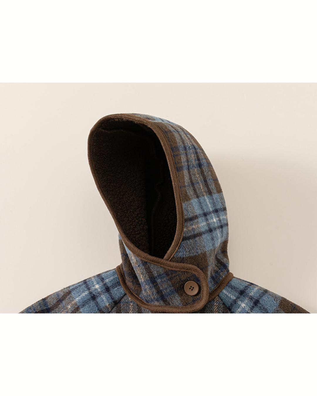 (pre-order)ブルーチェックダッフルコート【K282】