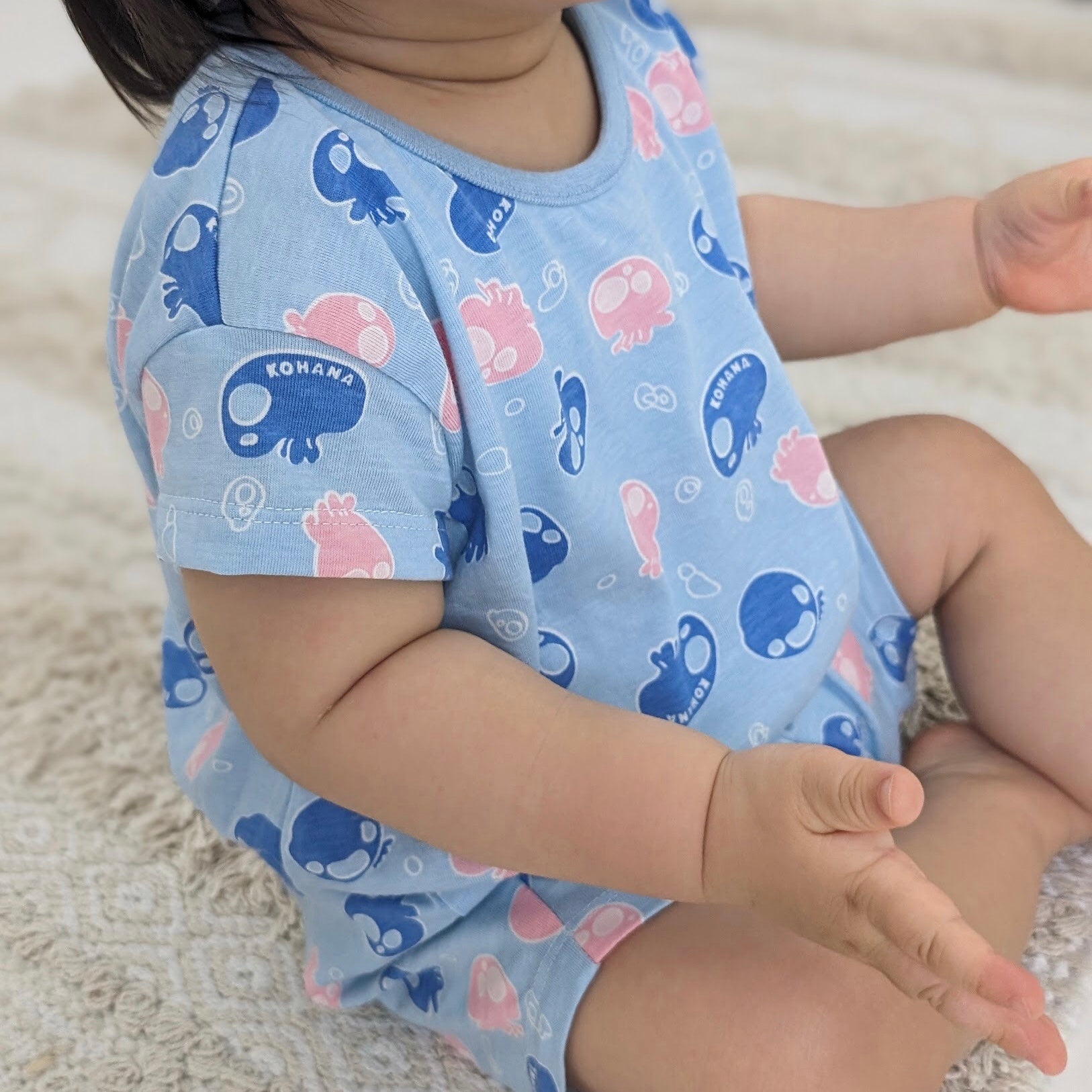 【KOHANA ANIMAL04】jellyfish rompers-organic-