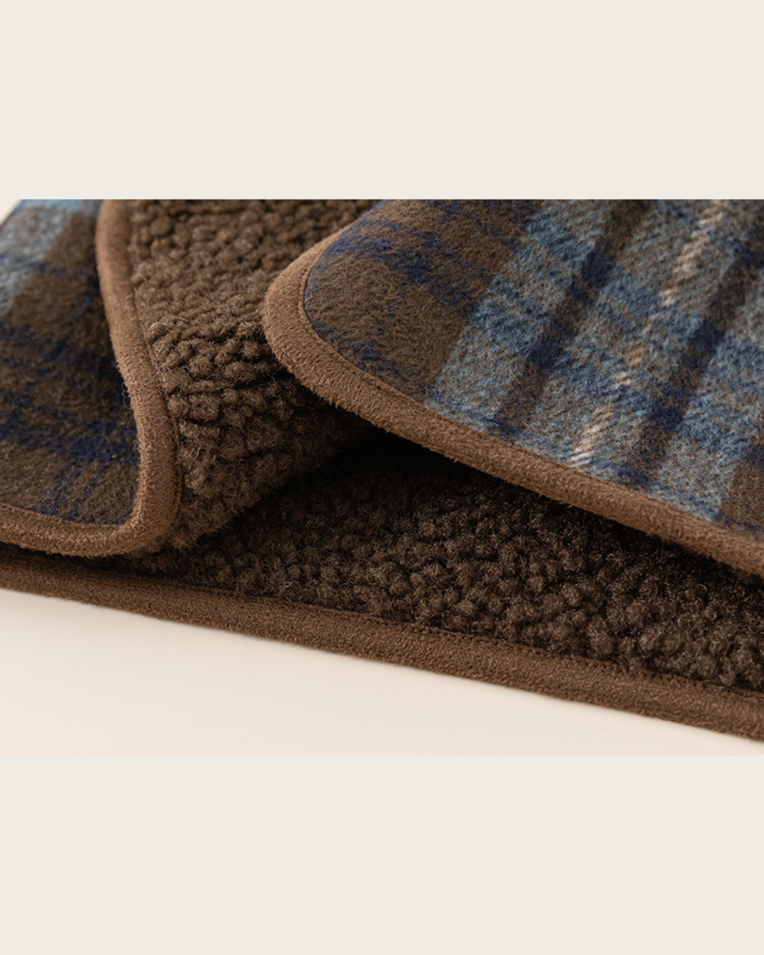 (pre-order)ブルーチェックダッフルコート【K282】