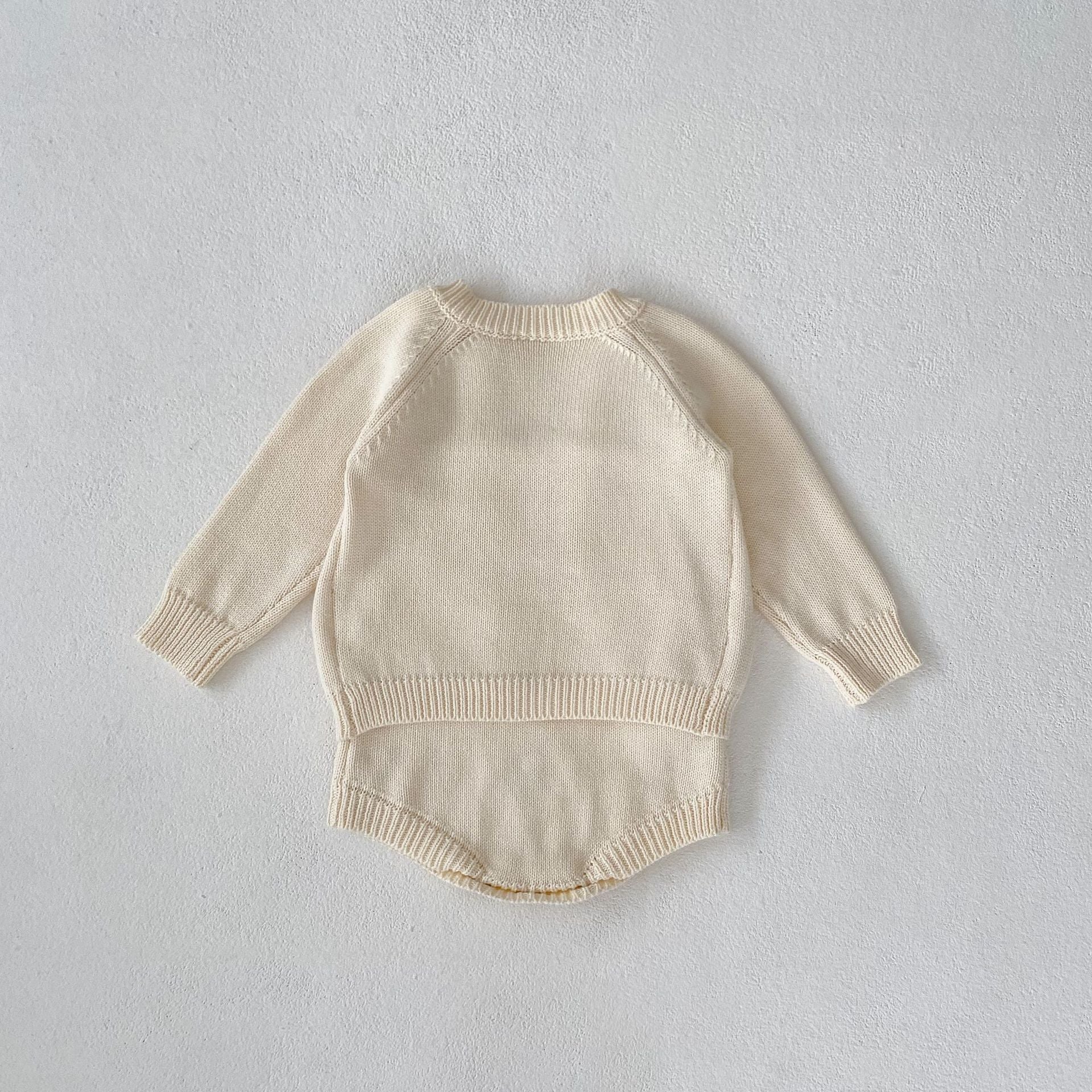 (予約商品)ポンポンハートニットカーディガン/サロペット【N3458】