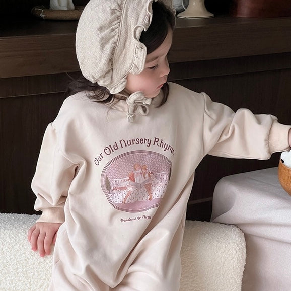 (予約商品)ガーリースウェットロンパース【N3422】