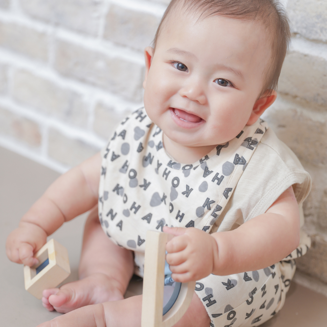 【KOHANA ANIMAL09】 Dalmatian bib-organic-