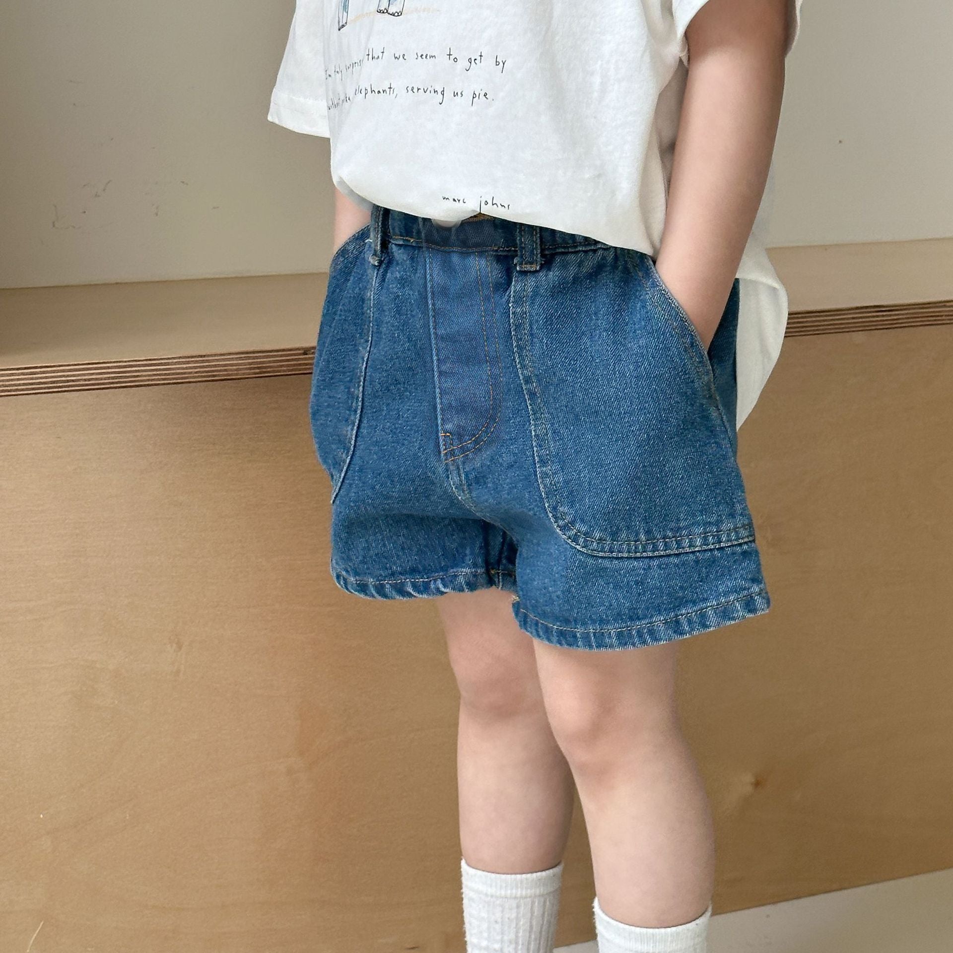 デニムショートパンツ【K254】