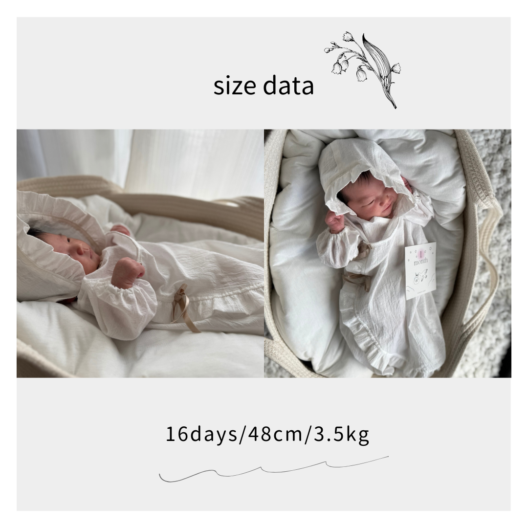 Baby Ceremony Dress (with Bonnet)【110036】
