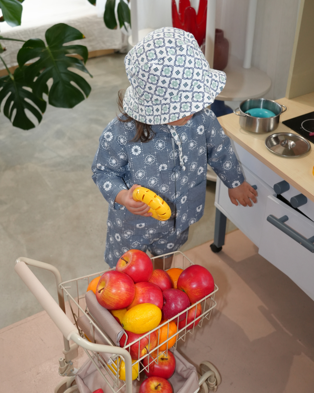 Daisy Denim China Shirt【110208】