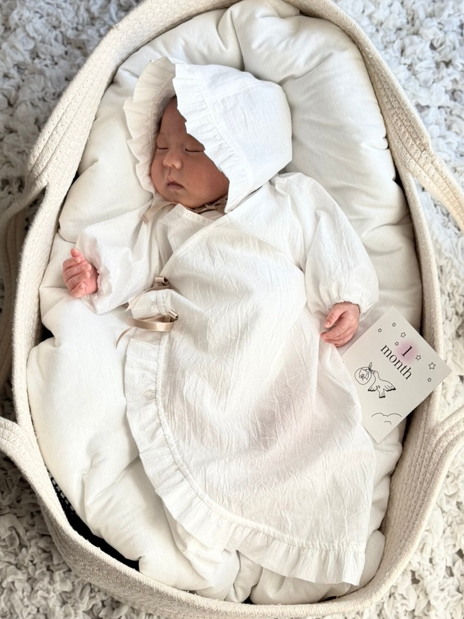 Baby Ceremony Dress (with Bonnet)【110036】