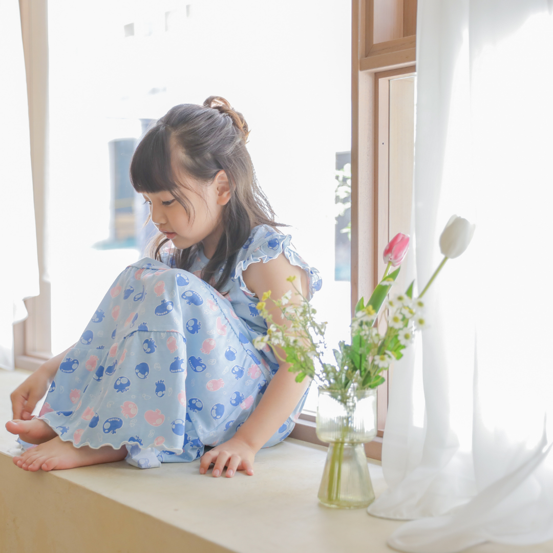 【KOHANA ANIMAL08】 jellyfish one piece-organic-