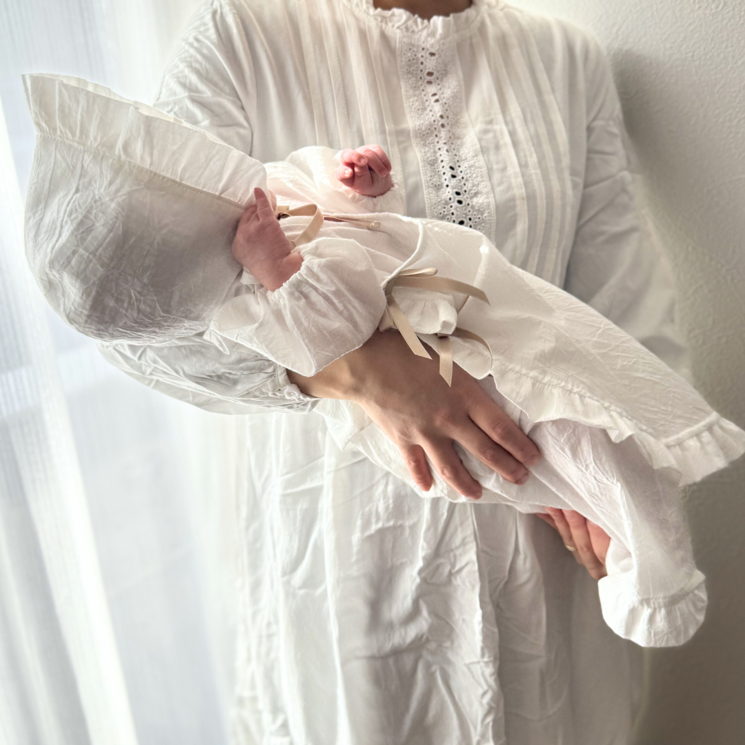 Baby Ceremony Dress (with Bonnet)【110036】