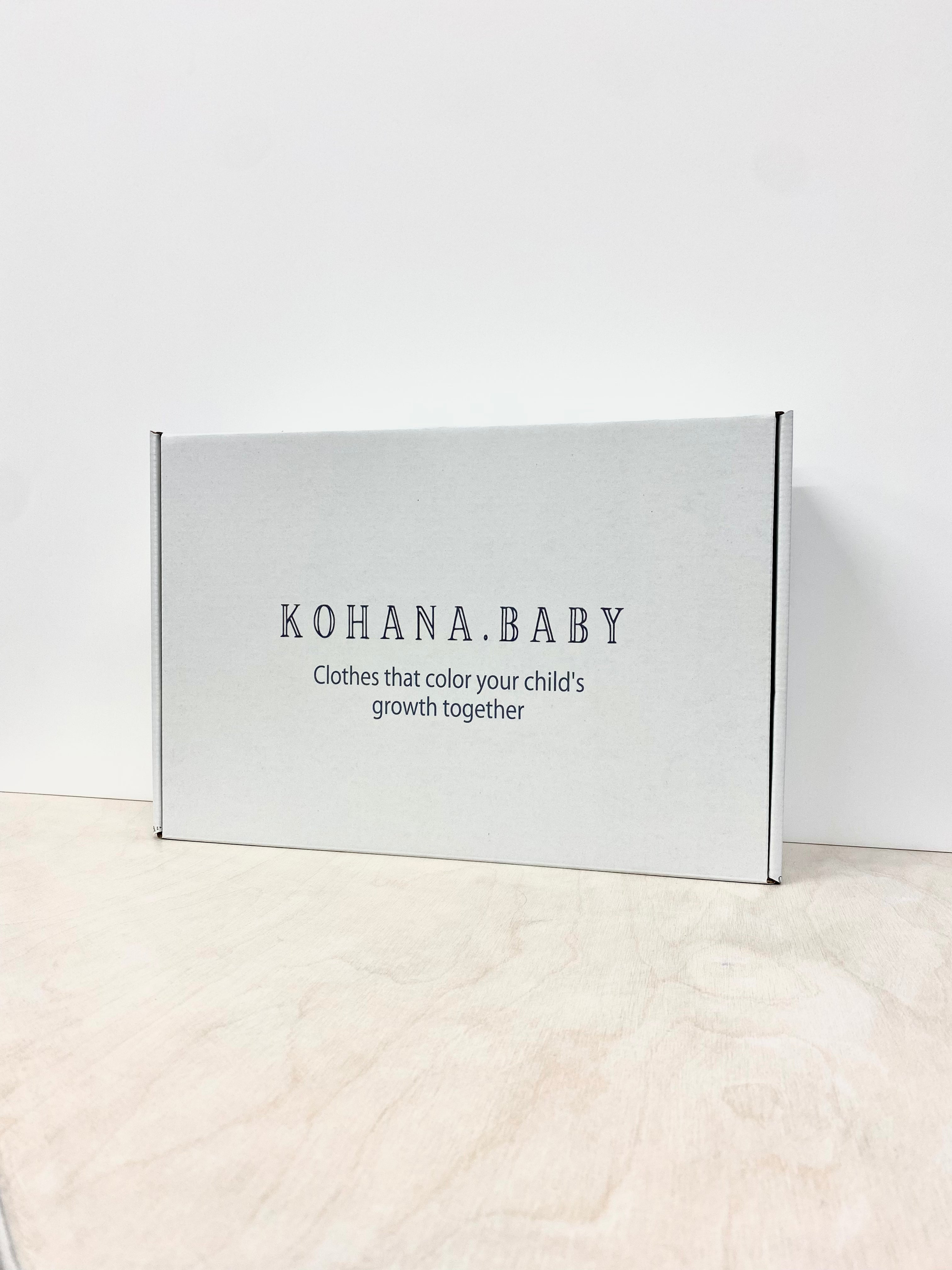 【KOHANA MADE04】organic denim shirt rompers/white -made in Japan-