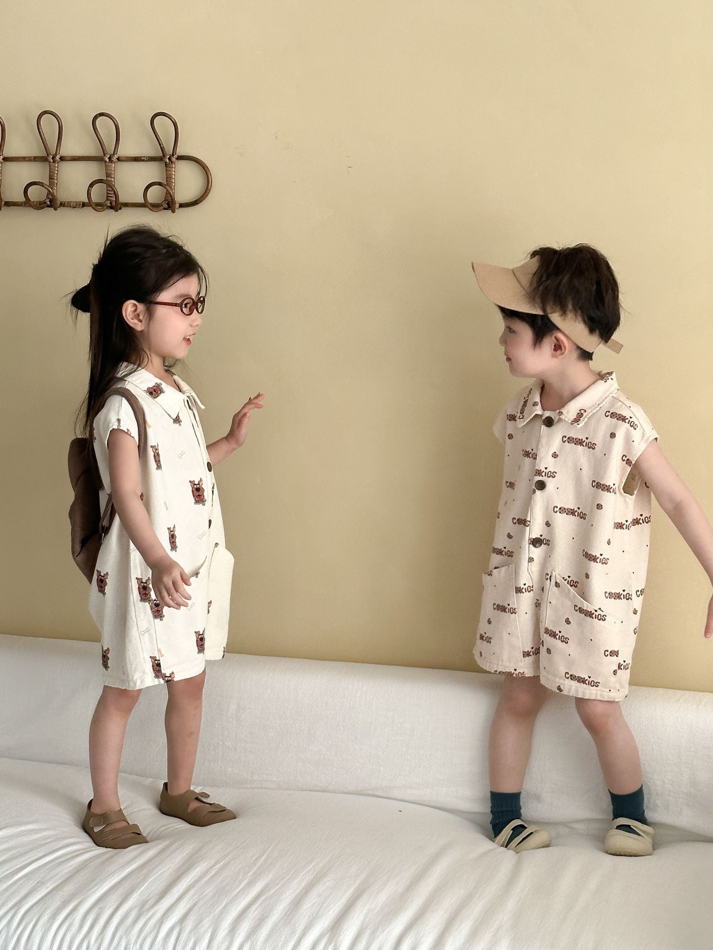 クッキーわんわんジャンプスーツ【K253】