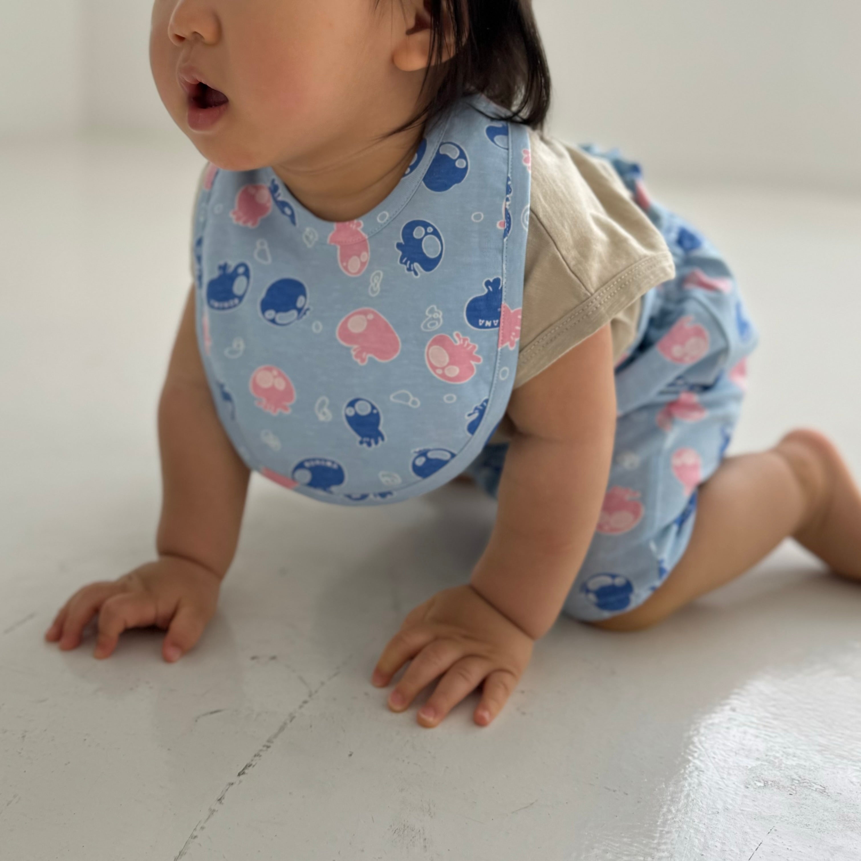 【KOHANA ANIMAL10】 jellyfish bib-organic-