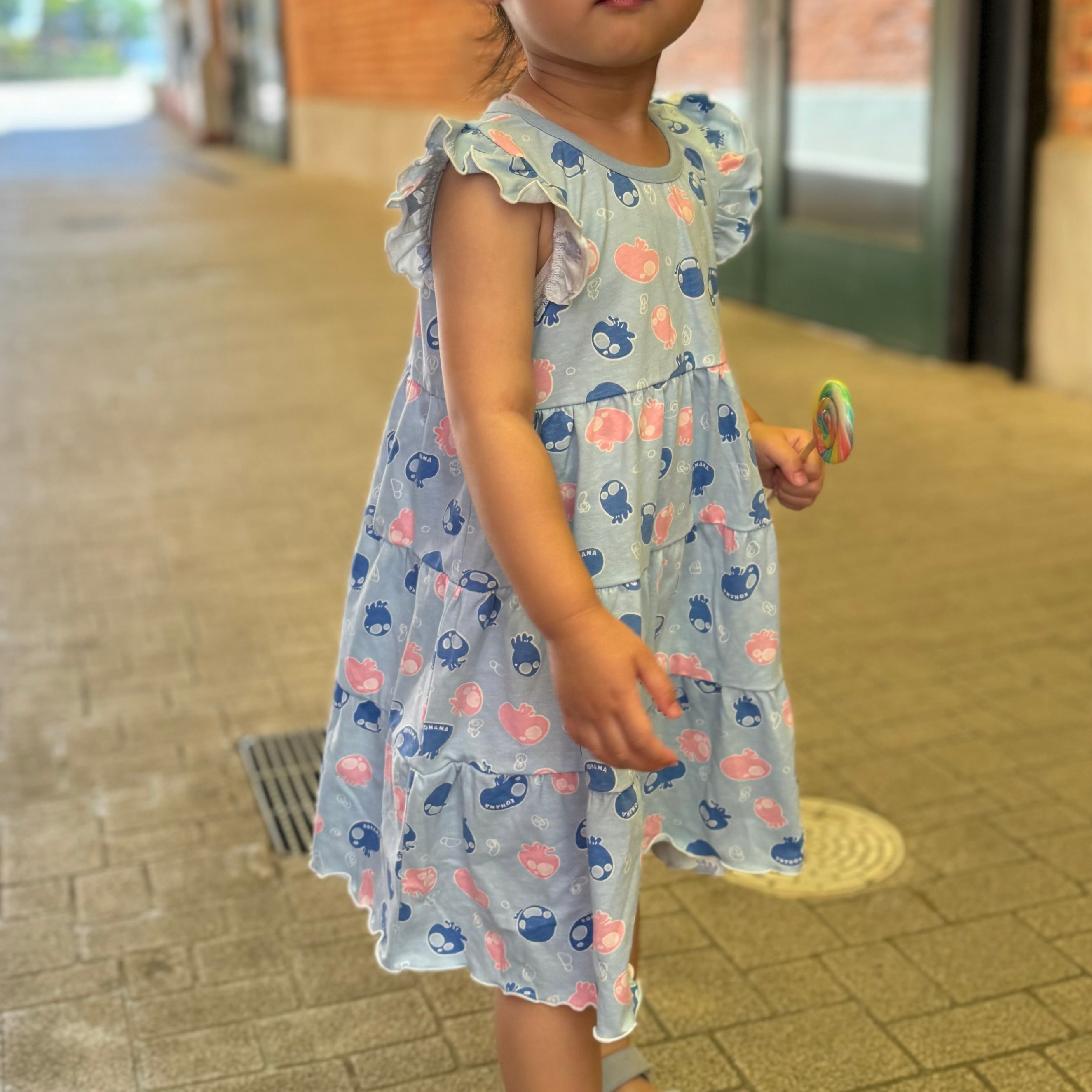 【KOHANA ANIMAL08】 jellyfish one piece-organic-