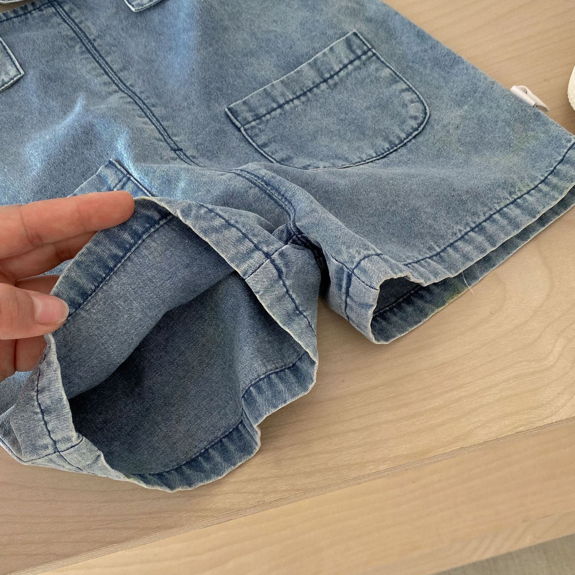 うさ耳デニムサロペット【N3480】