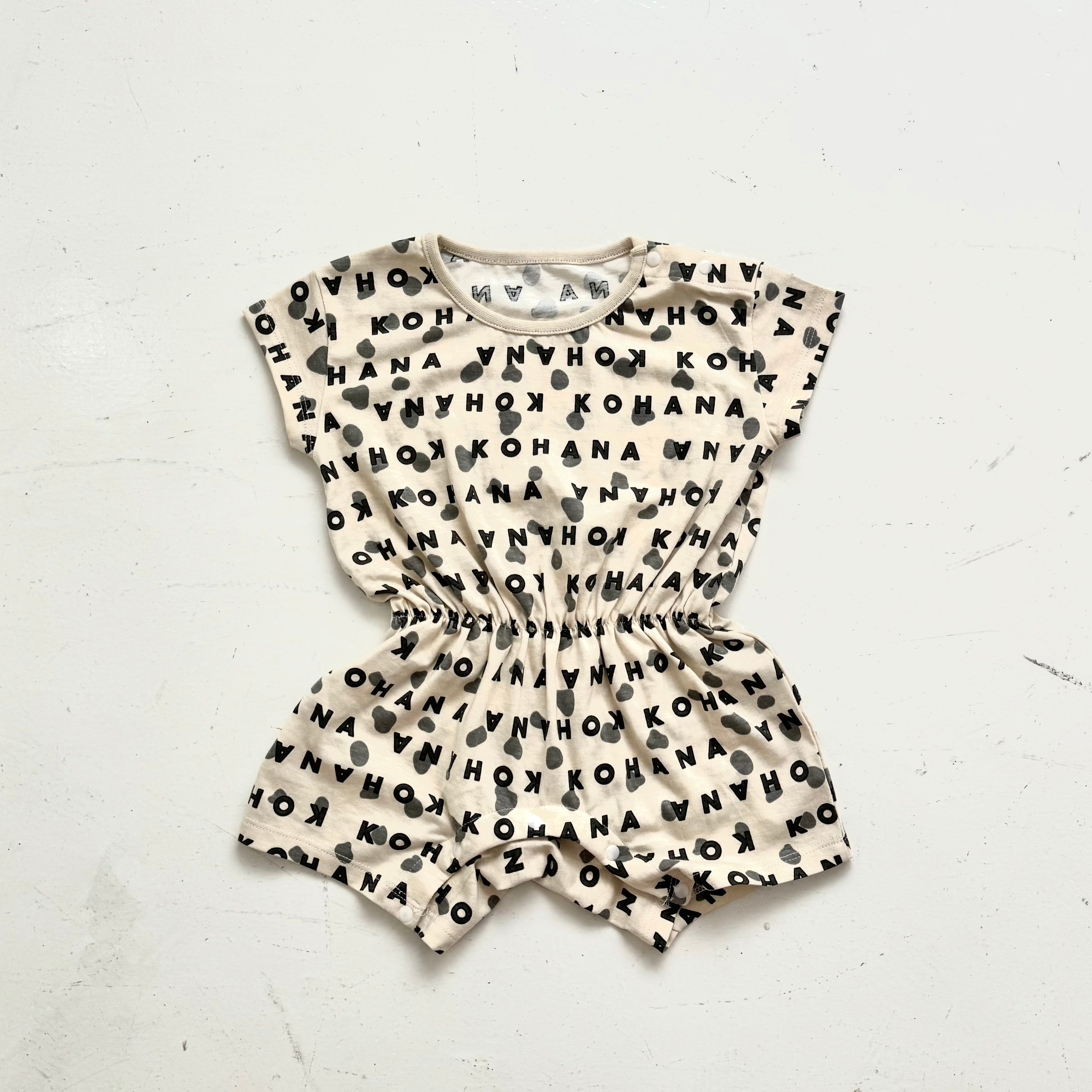 【KOHANA ANIMAL03】 Dalmatian rompers-organic-
