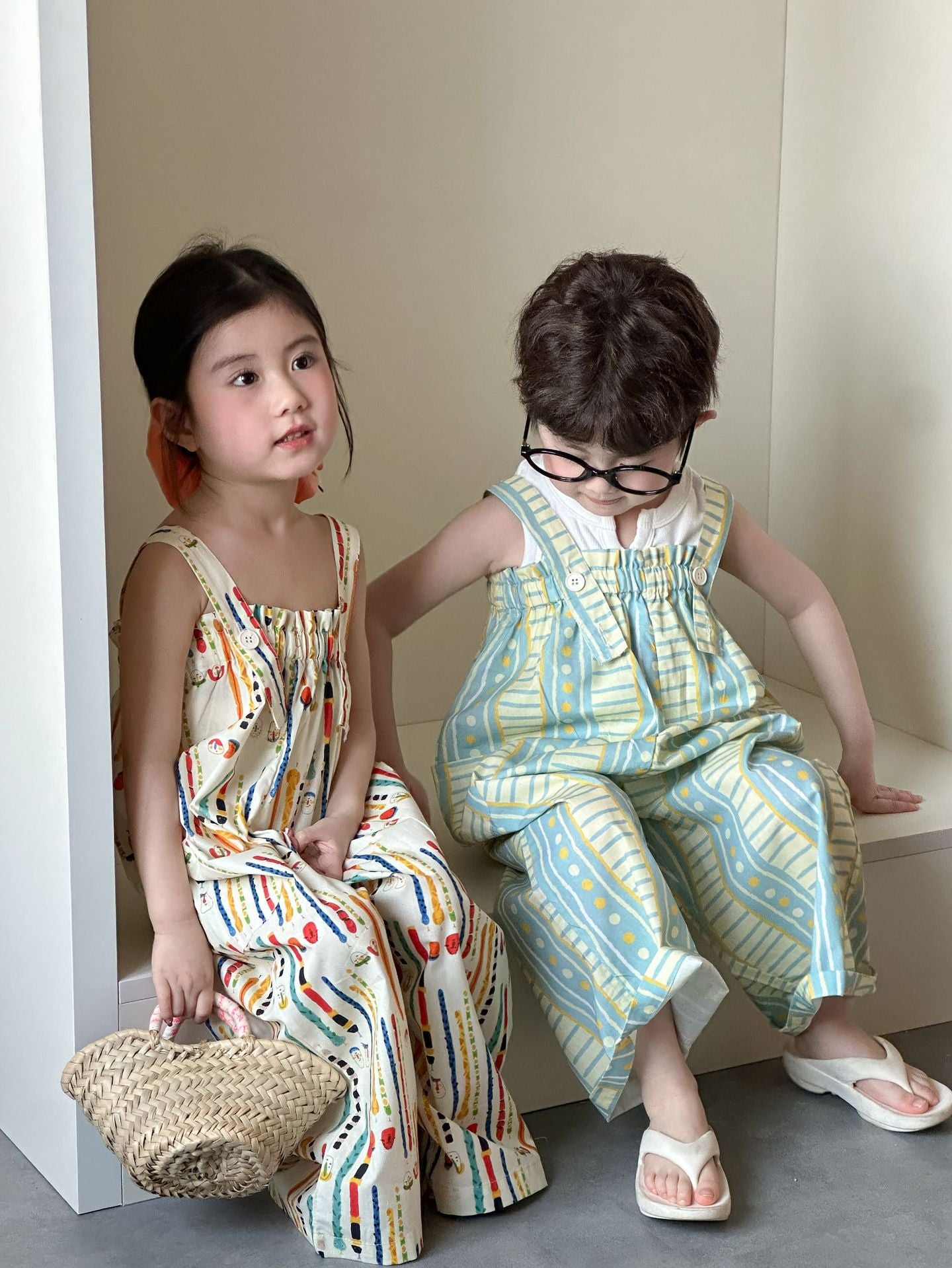 デザインオーバーオール【K255】