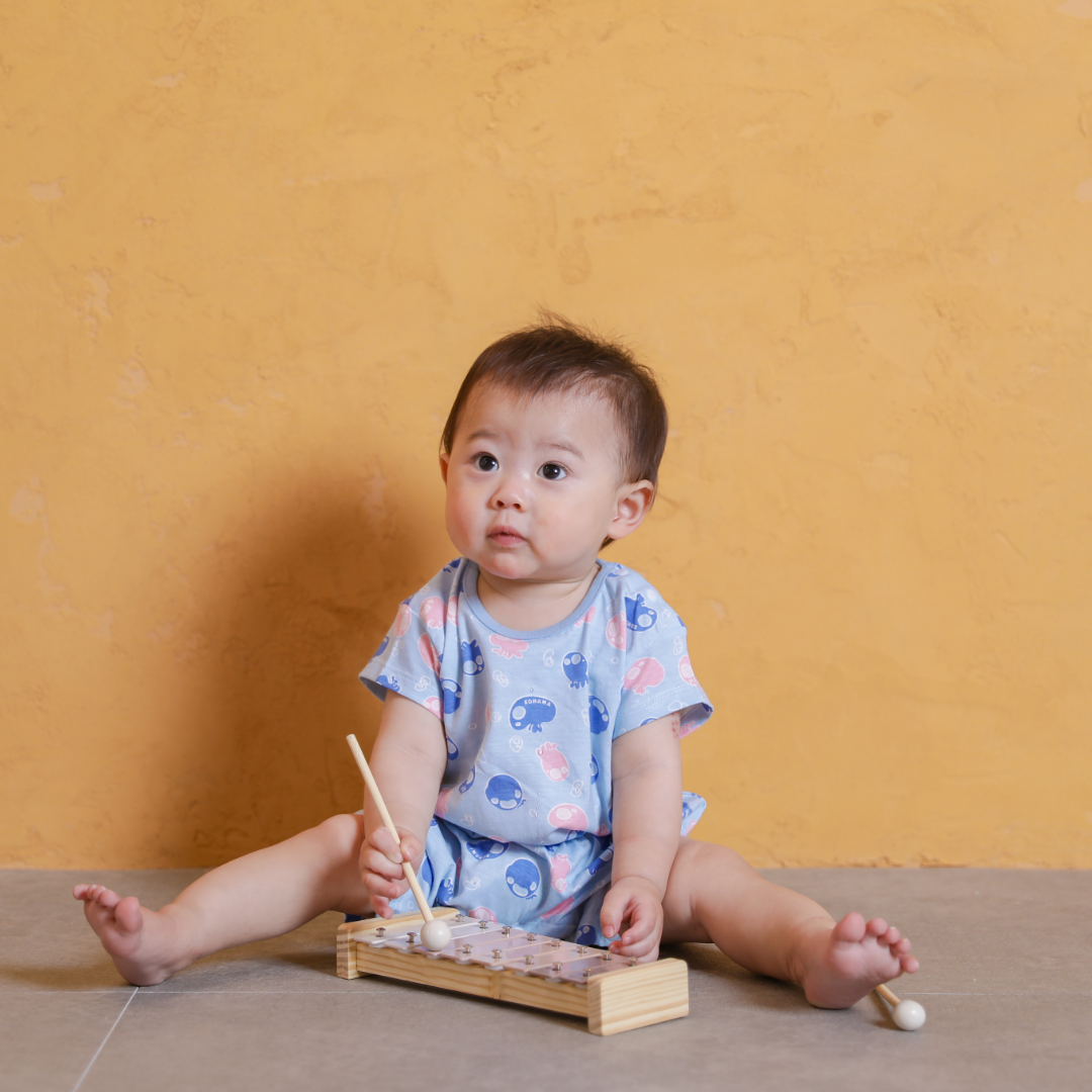 【KOHANA ANIMAL04】jellyfish rompers-organic-