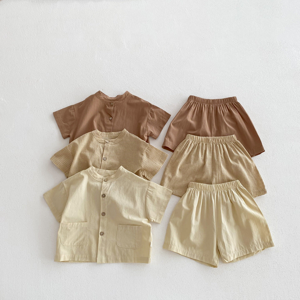 クルーネックシャツセットアップ【N3496】