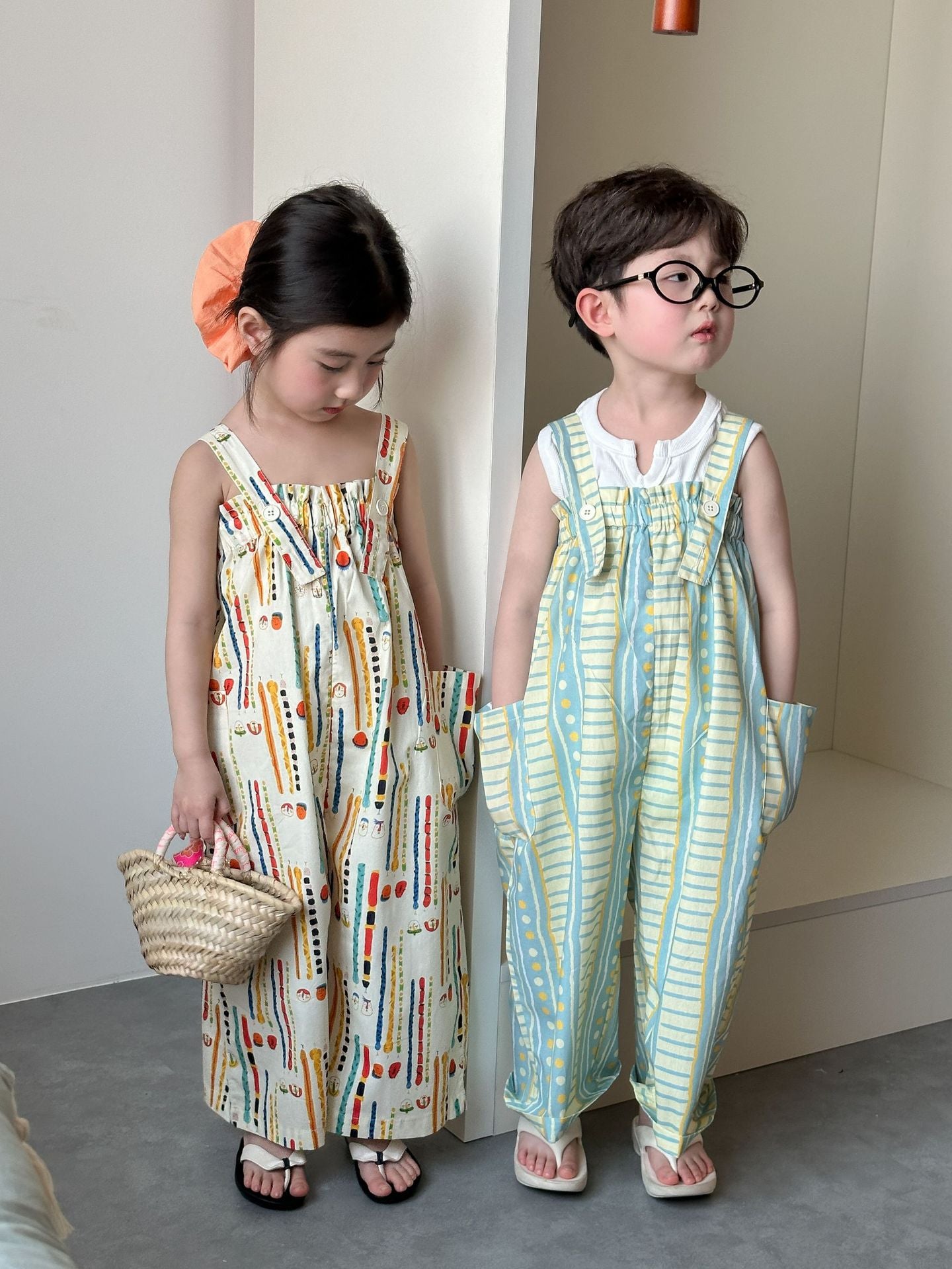 デザインオーバーオール【K255】