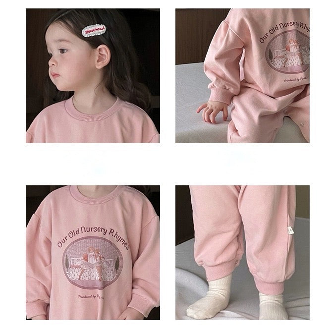 (予約商品)ガーリースウェットロンパース【N3422】