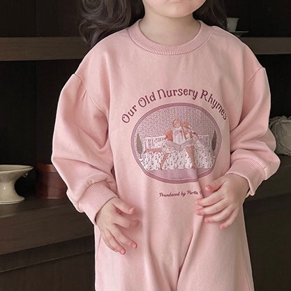 (予約商品)ガーリースウェットロンパース【N3422】