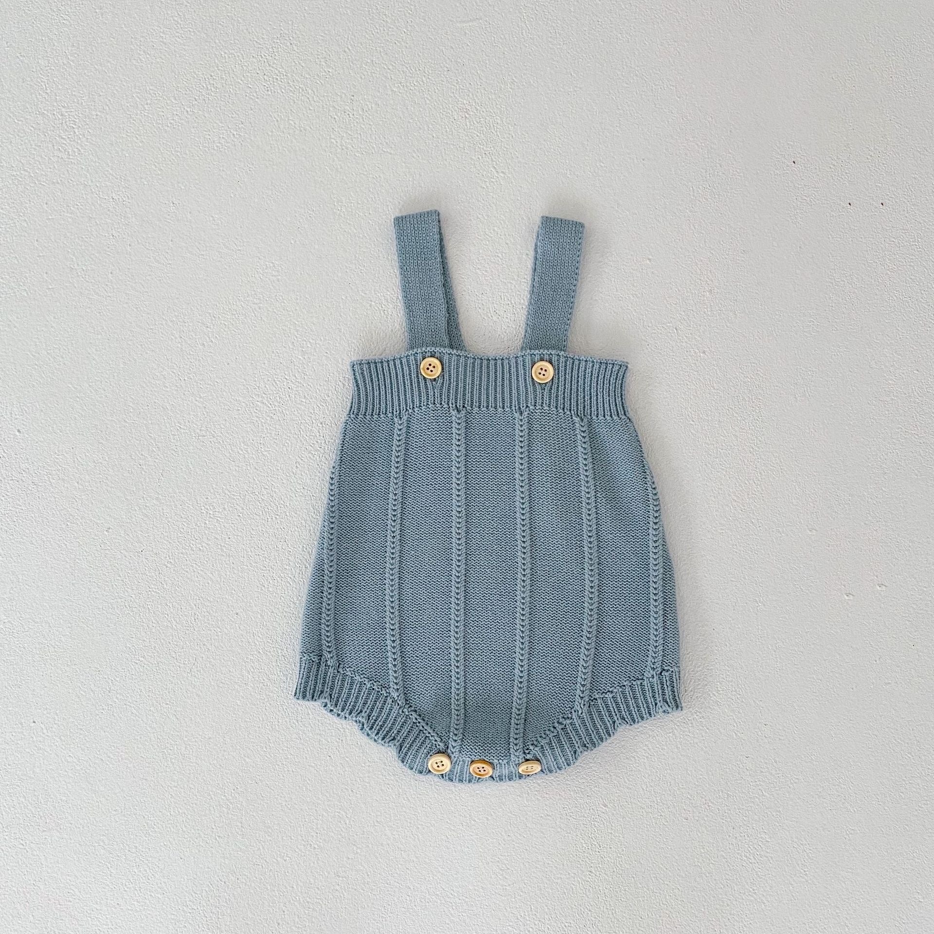 (予約商品)ボンボンフラワーニットカーディガン/サロペット【N2637】