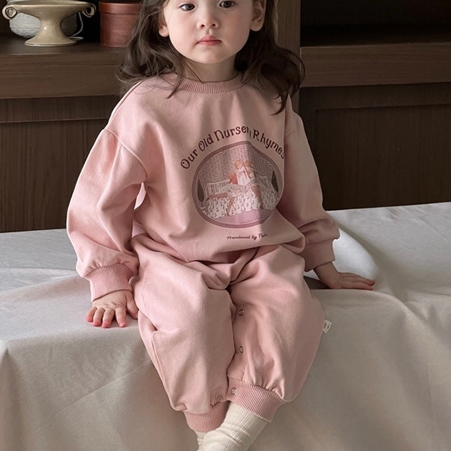 (予約商品)ガーリースウェットロンパース【N3422】