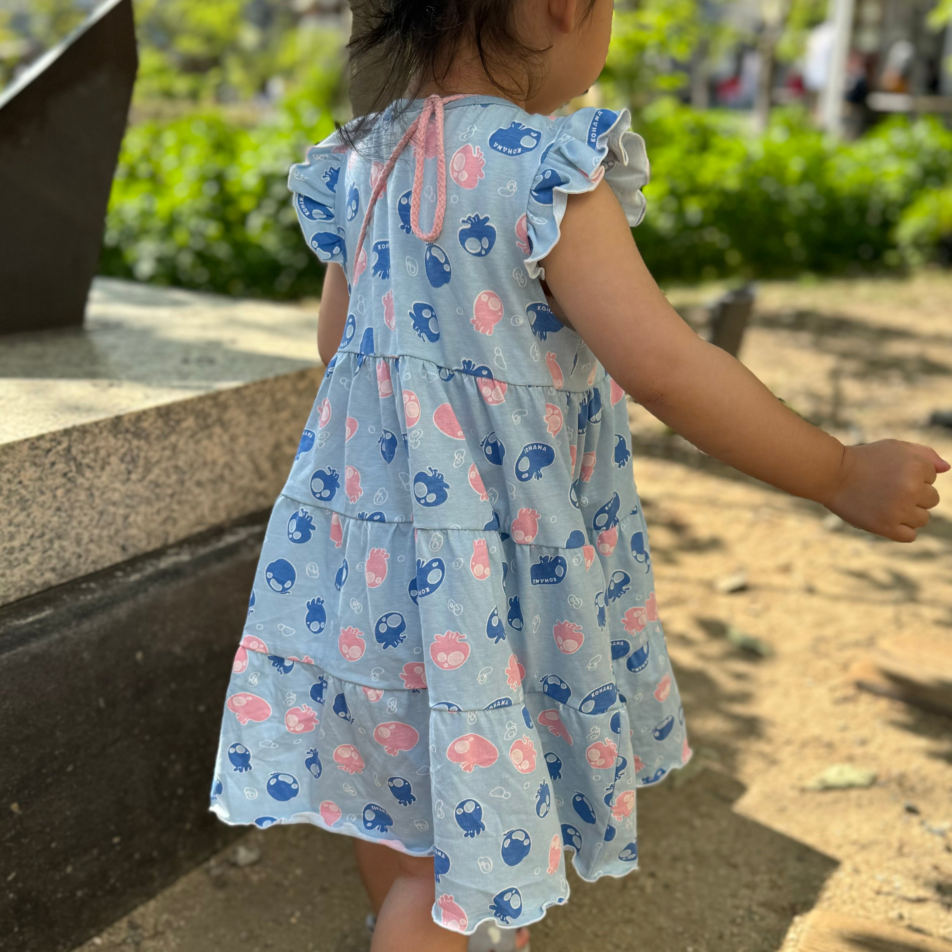 【KOHANA ANIMAL08】 jellyfish one piece-organic-