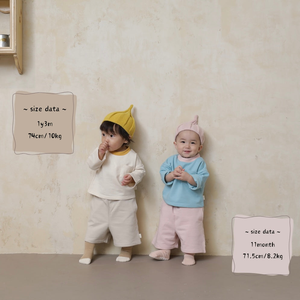 スウェットカラーハーフパンツ【110020】