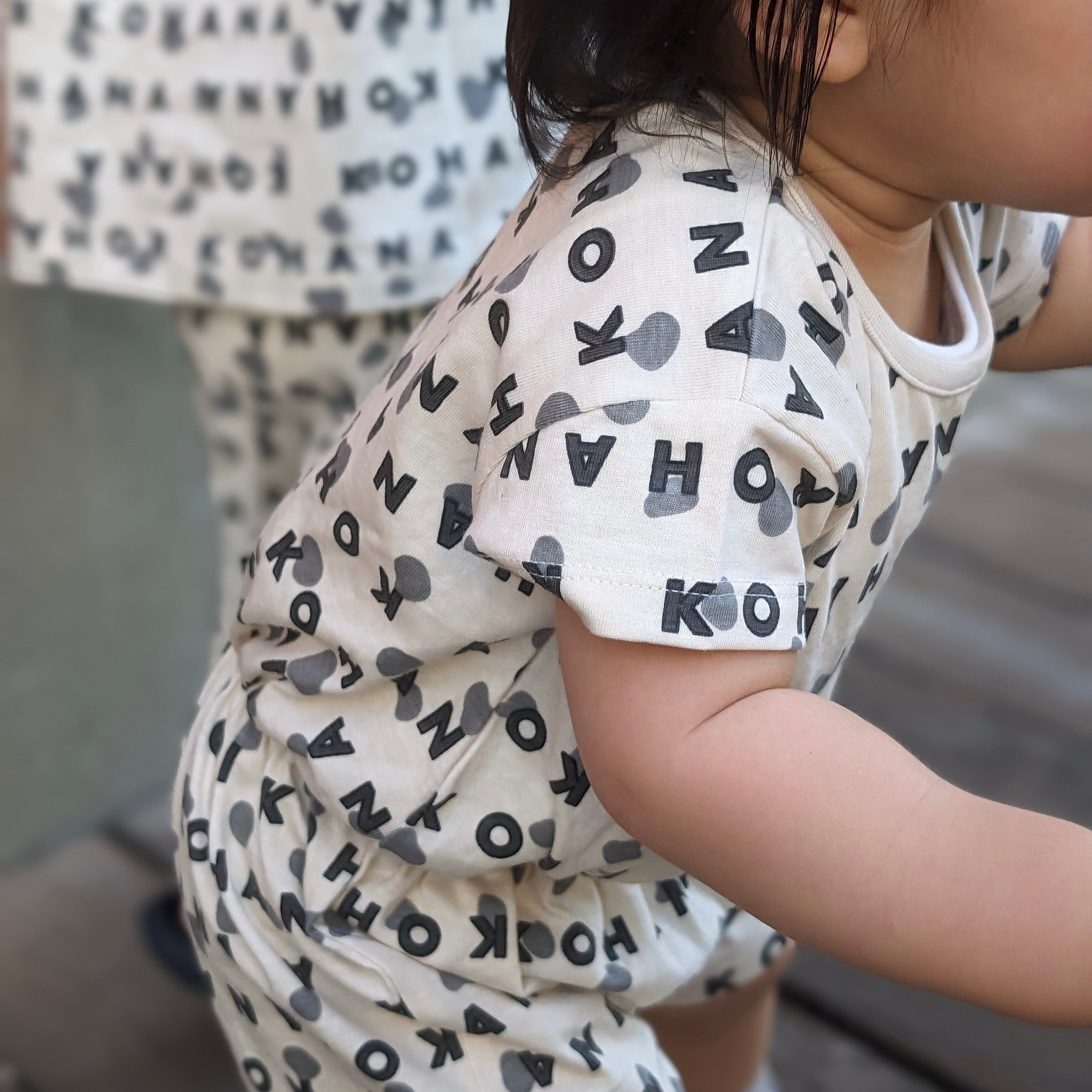 【KOHANA ANIMAL03】 Dalmatian rompers-organic-