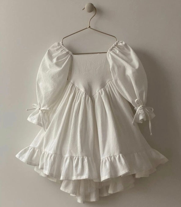 (予約商品)ホワイトスペシャルロングワンピース【K181】
