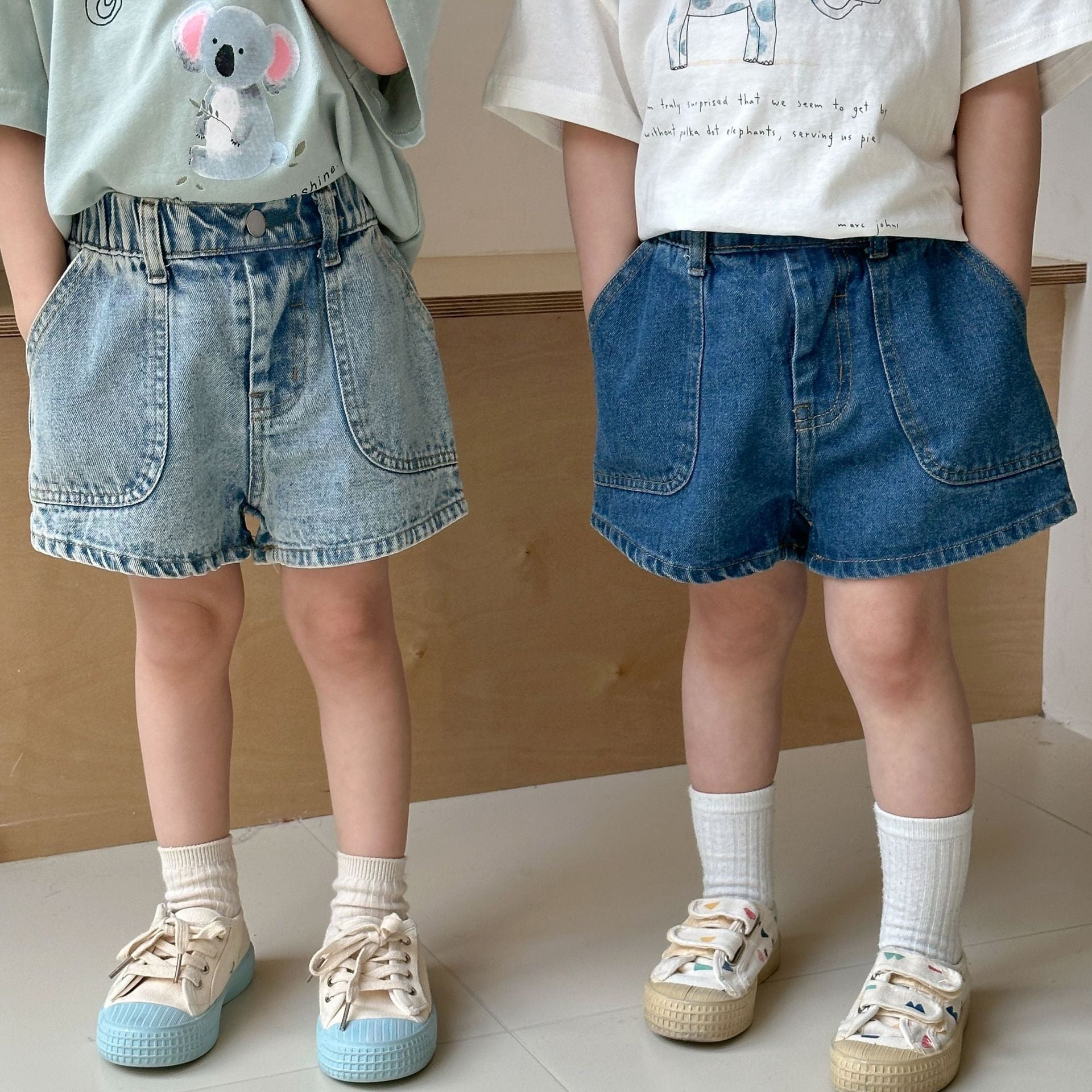 デニムショートパンツ【K254】