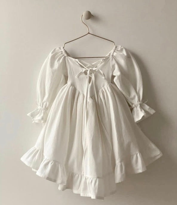 (予約商品)ホワイトスペシャルロングワンピース【K181】