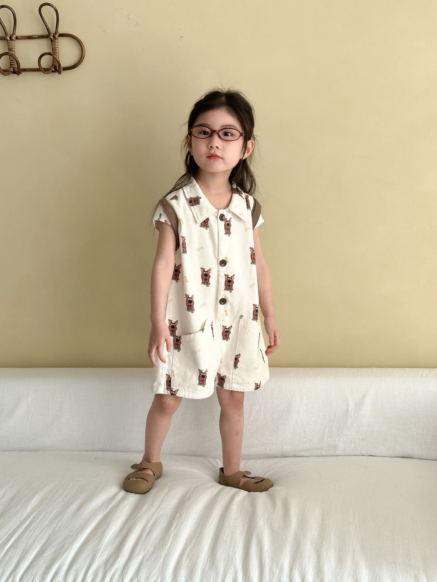 クッキーわんわんジャンプスーツ【K253】