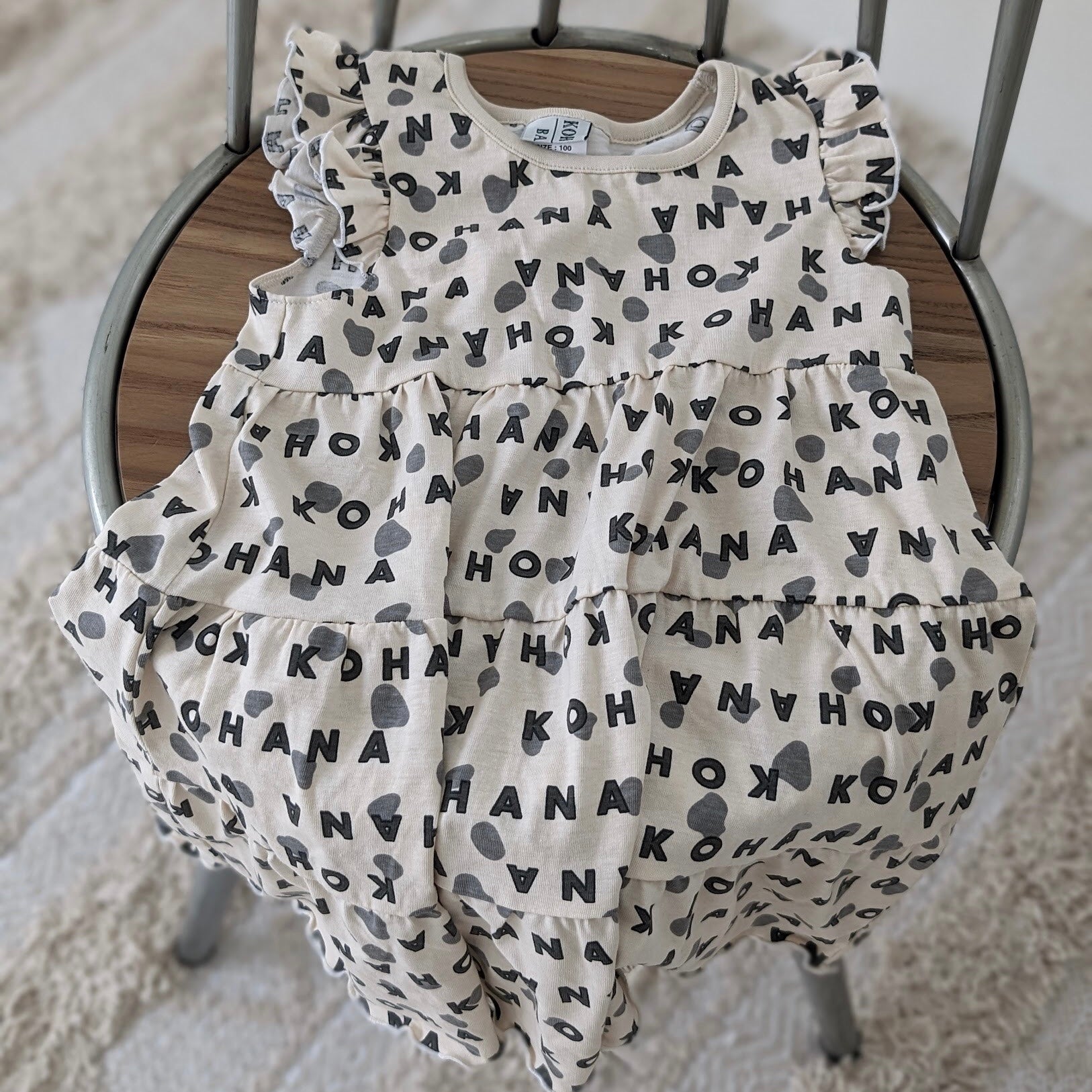 【KOHANA ANIMAL07】 Dalmatian one piece-organic-