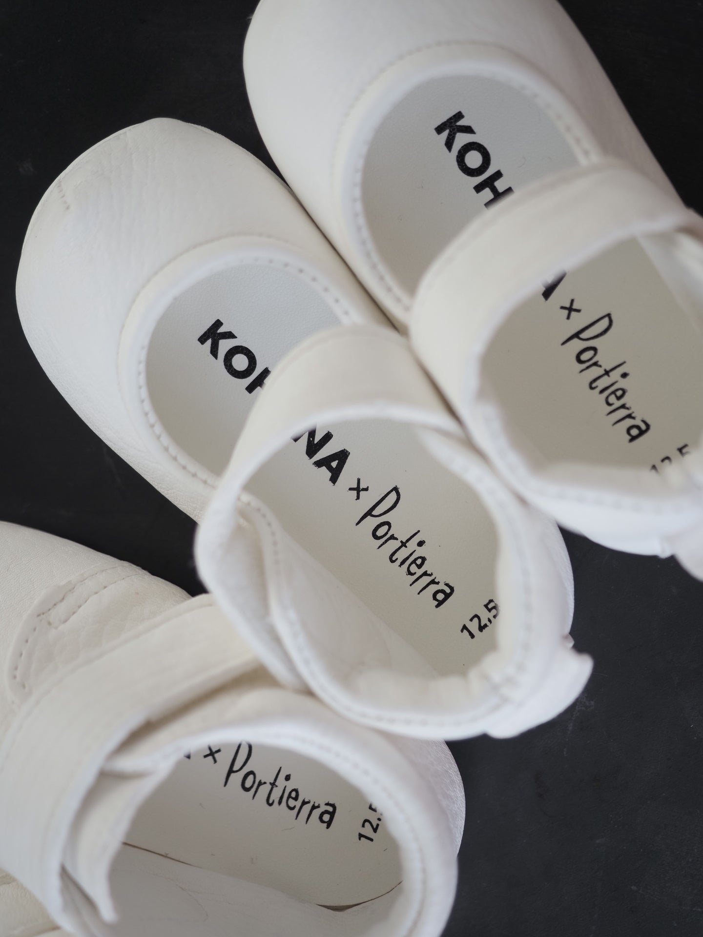 【KOHANA×Portierra07】Deer Leather first shoes/strap -made in Japan-