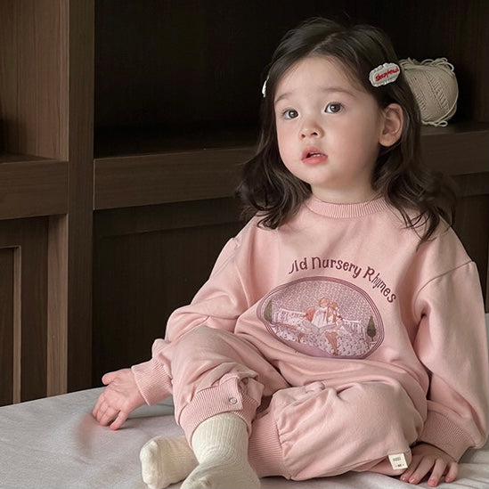 (予約商品)ガーリースウェットロンパース【N3422】