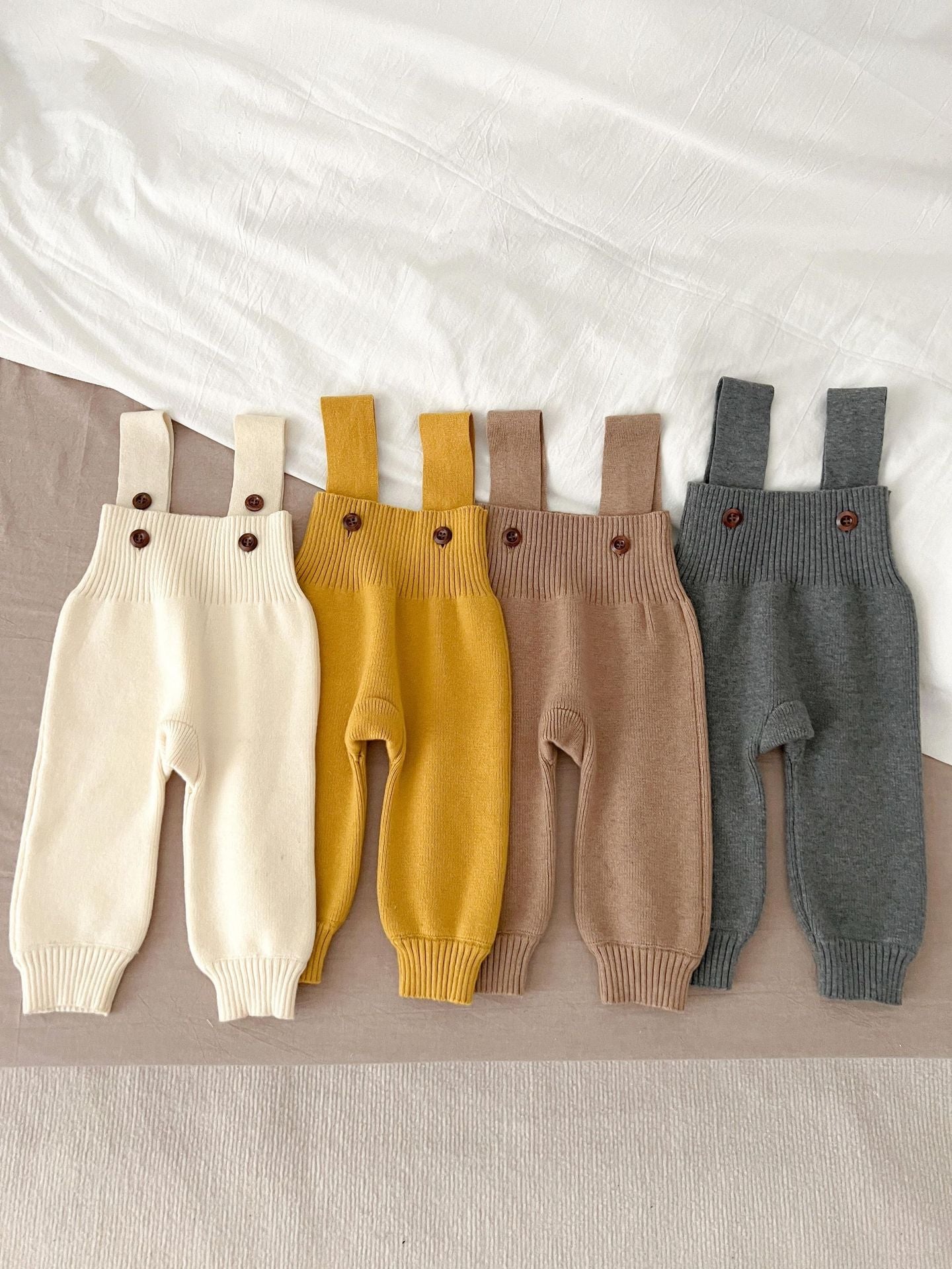 (予約商品)カラーニットサロペット/トップス【N3401】